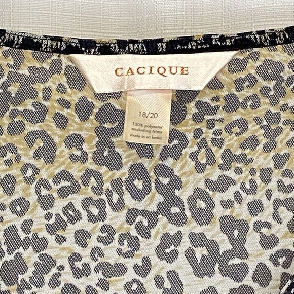 Cacique Vintage Leopard Nightie Vintage Size 18/20 - Picture 9 of 9